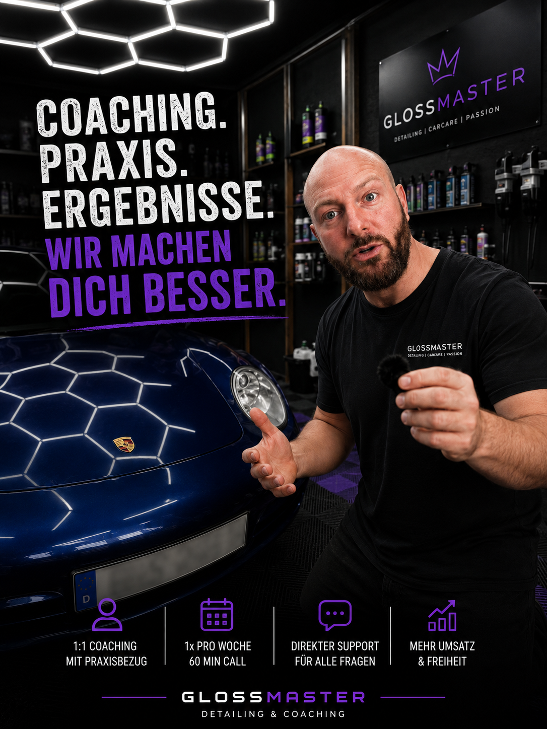 Autoaufbereitung Business Coaching für Fahrzeugaufbereiter bei GlossMaster